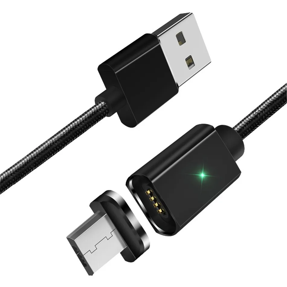 Essager Micro USB кабель магнитное зарядное устройство для samsung Xiaomi huawei LG 2.4A Быстрая зарядка магнит зарядный кабель для передачи данных кабель Microusb