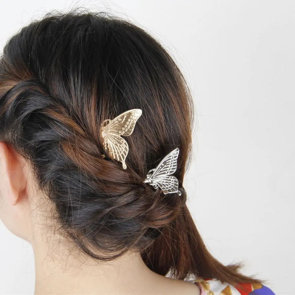 Модный стиль для женщин девочек сплав расческа для волос бабочка головной убор свадебная прическа Аксессуары Украшение для волос шпильки