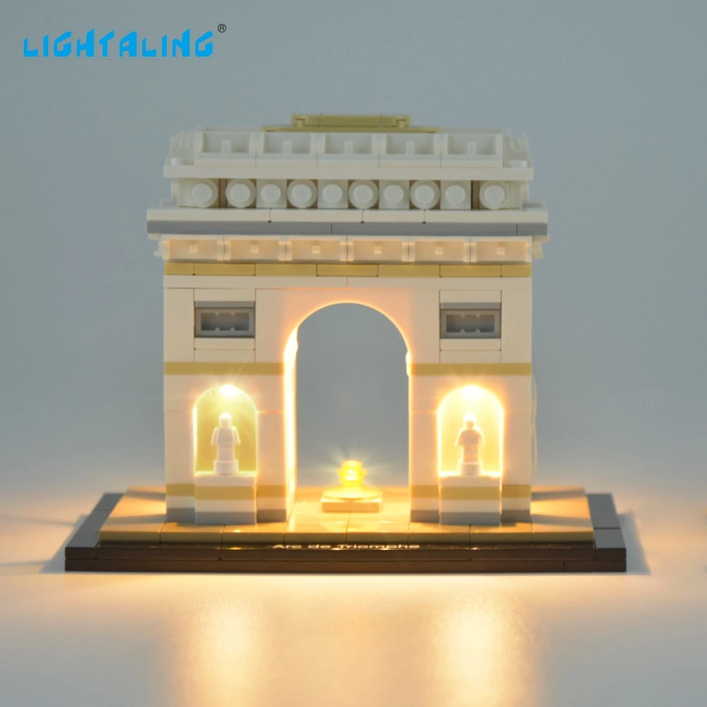 

LIGHTALING Architecture Arc De Triomphe Light Set Compatible With 21036 (NOT Include The Model)