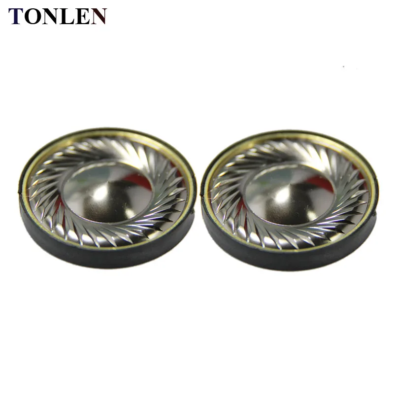 

TONLEN 40mm Headphones Speaker Unit 16ohm HIFI Titanium Film Wireless Headphones for Phone DIY Game Sport Headphone 2pcs 10pcs