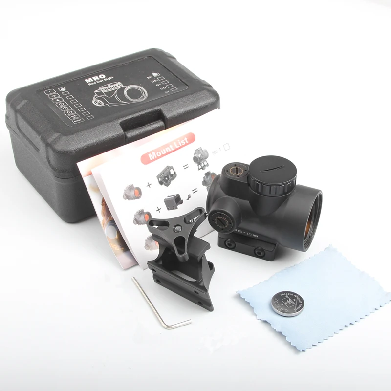 Tactical Trijicon MRO style 1x Red dot sight scope Shotgun Scope Hunting Riflescope picatinny mount Black RL5-0036-06