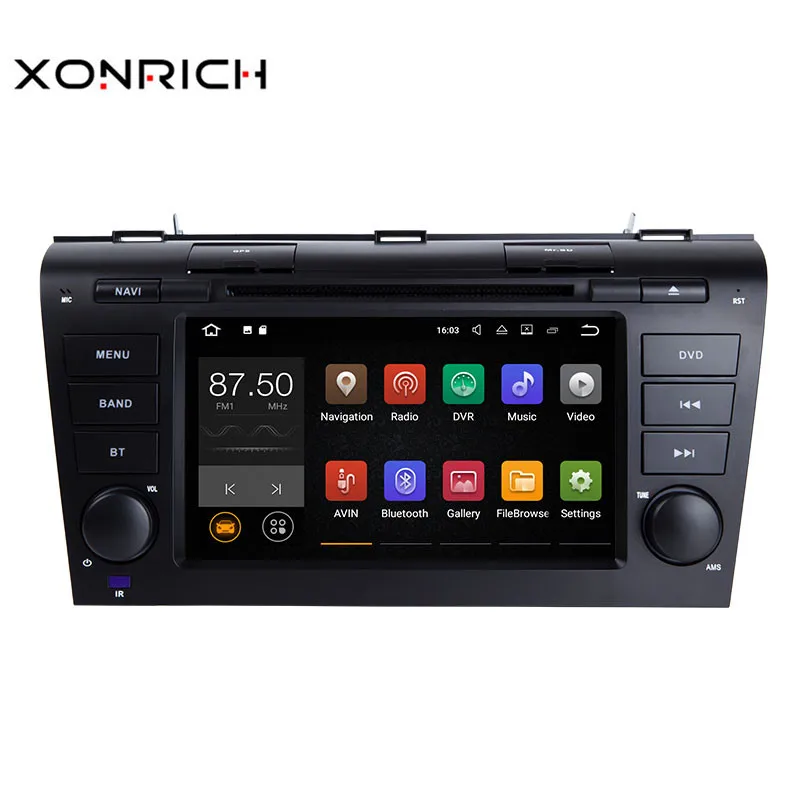 

Xonrich 2Din Android 8.1 Car DVD Player for MAZDA3 MAZDA 3 2004 2005 2006 2007 2008 2009Tape Recorder Radio GPS Navigation Audio
