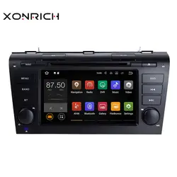 Xonrich 2Din Android 8,1 dvd-плеер автомобиля для MAZDA3 MAZDA 3 2004 2005 2006 2007 2008 2009 лента Регистраторы радио gps навигации аудио