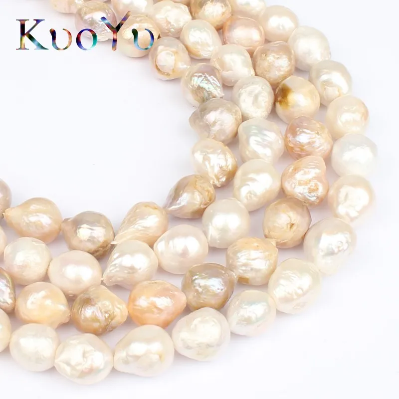 

11-14mm White Light purple Colors Baroque Pearl Real Natural Freshwater Pearl Top Quality Women Jewelry DIY Bracelet Necklace