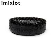 Imixlot Портативный кожаный чехол для солнцезащитных очков, жесткий защитный футляр для очков, чехол с сеткой, рождественские подарки для женщин и мужчин