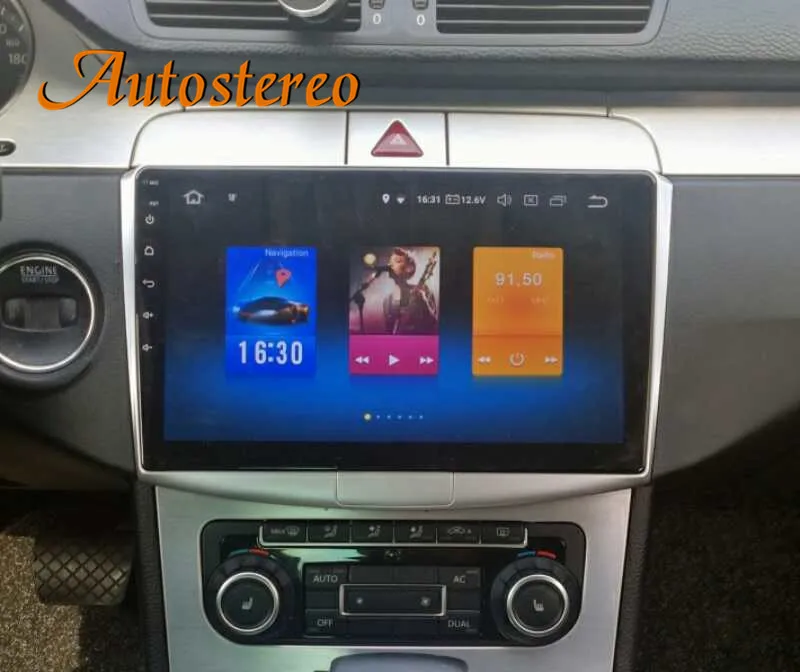 Android 9 PX6 64G DSP Car GPS Navigation NO DVD player Multimedia For VW Passat 2010- head unit radio tape recorder auto pad