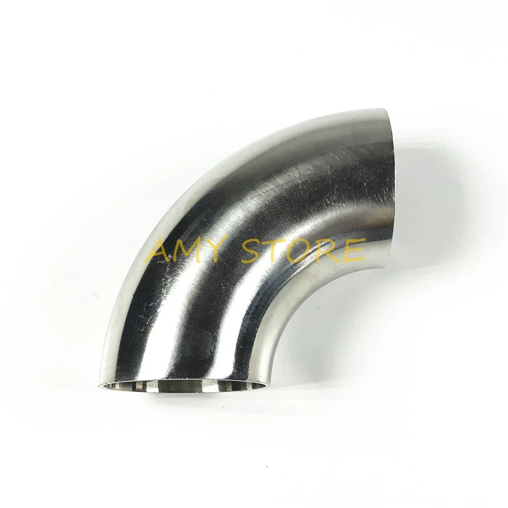 

38mm 1.5" Pipe OD SS304 Stainless Steel Butt Welding 90 Degree Elbow Bend Sanitary Pipe Fittings