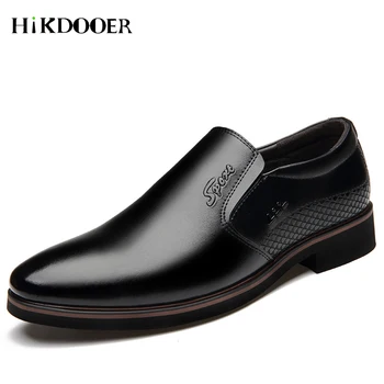 New Arrival Men Dress Slip On Shoes Pointed Toe Leather Flat Shoes Top Quality Formal Wedding Basic Shoes zapatos de hombre heinrich the new listing brand luxury genuine leather men shoes pointed toe hasp male wedding dress shoes zapatos de hombre