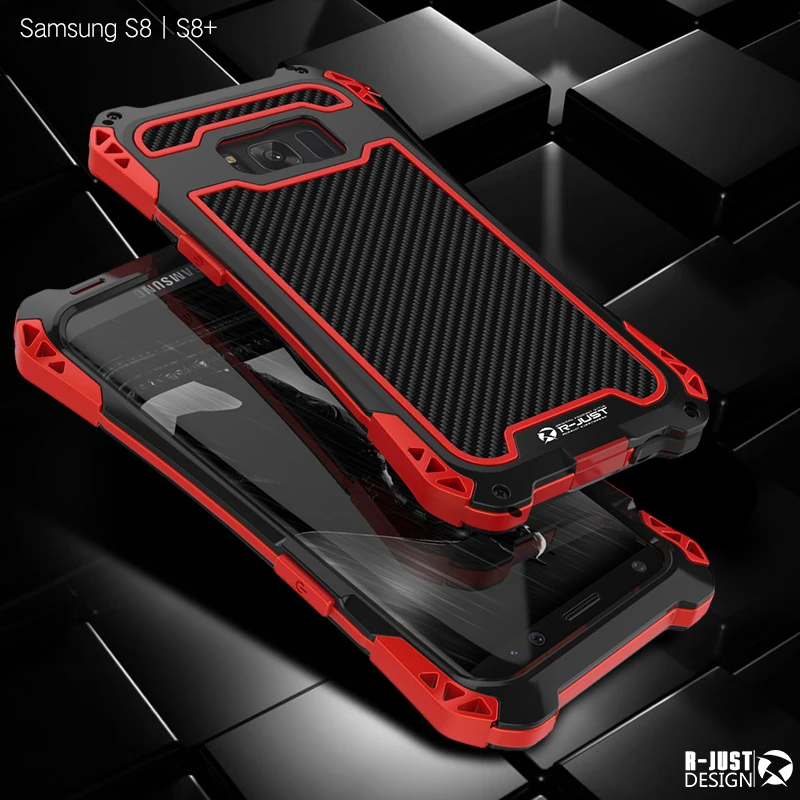 Для samsung Galaxy S10 Plus S9 S8 PLUS NOTE 9 8 AMIRA противоударный металлический армированный чехол из углеродного волокна для Galaxy Note 10