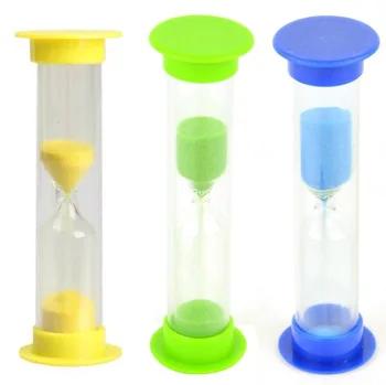 

1pcs 8cm Mini Hourglass Sandglass Sand Clock Timer 180 Seconds 3 Minutes toys gift