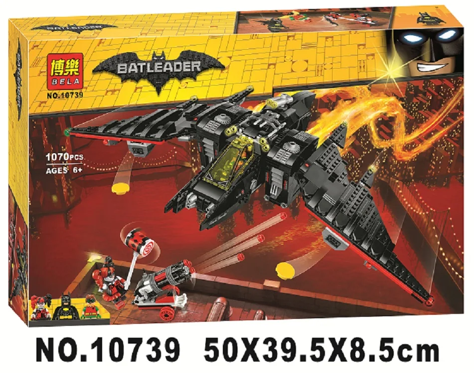 

Bela 10739 Batman Movie The Batwing Building Blocks 1068pcs Bricks Toys Compatible With Batman 70916