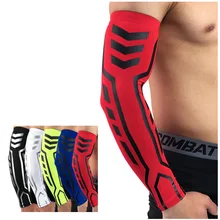 1 шт. эластичные руки, поддерживающие наколенники для баскетбола, компрессионные, велосипедные, волейбольные, противоскользящие, беговые рукава
