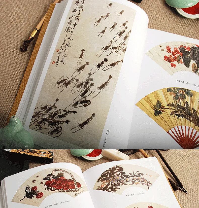 Новая китайская знаменитая серия картин-серия Qi Baishi Collector's Edition китайская живопись техника книга для взрослых