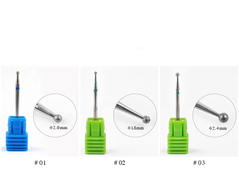 1 шт. маникюрные алмазные сверла для ногтей из вольфрамовой стали, фрезы для ногтей, электрические инструменты для маникюра, педикюра, электрическая дрель для ногтей