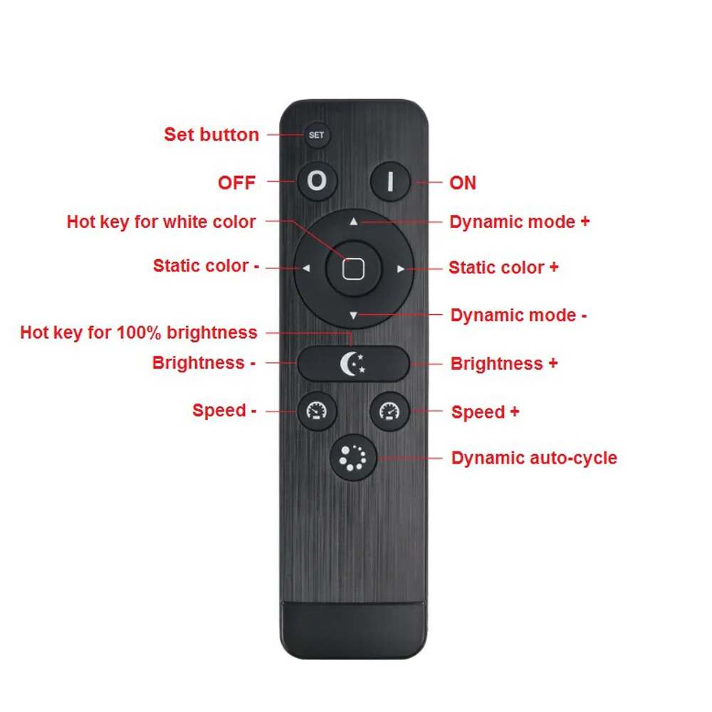 Touch Wifi RGB LED Controller 12V 24V 12A App Android RF Wireless Wifi Dimmer Controller for RGB CT Single Color LED Strip Light