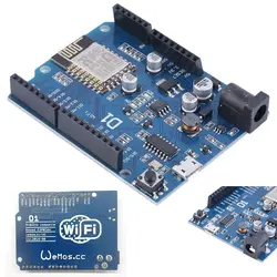 Умная электроника ESP-12E WeMos D1 Wi-Fi Uno основе ESP8266 щит для бытовая техника демо Совета PCBA развития Панели