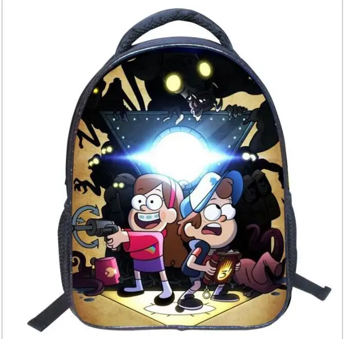 2016 Fashion Cartoon Gravity Falls font b Kids b font font b Backpack b font Kindergarten