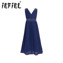 Новинка года; Брендовое шифоновое платье без рукавов с блестками и цветочным узором для девочек; праздничное платье принцессы подружки невесты на свадьбу, день рождения