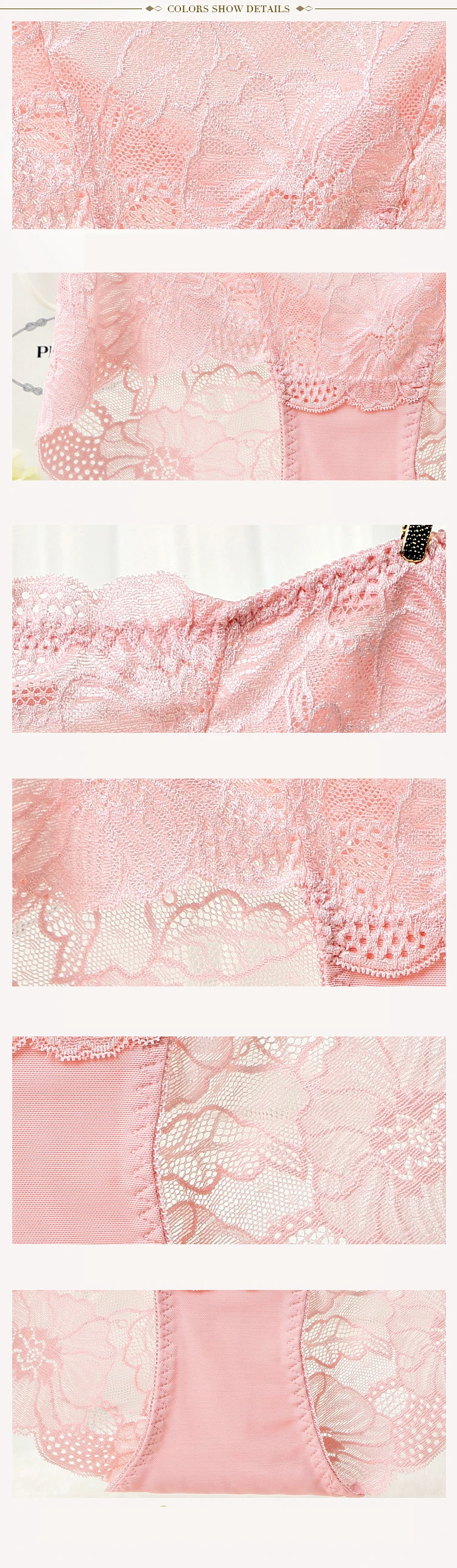 Summer Trendy Seamless Briefs Transparent Underwear Women Sexy Soft Lace Lingerie Women's Panties 10