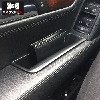 

2 pieces For Mercedes Benz C class W204 2009-2014 Front Door Handle Storage Box Container Holder Tray Car Organizer Accessories