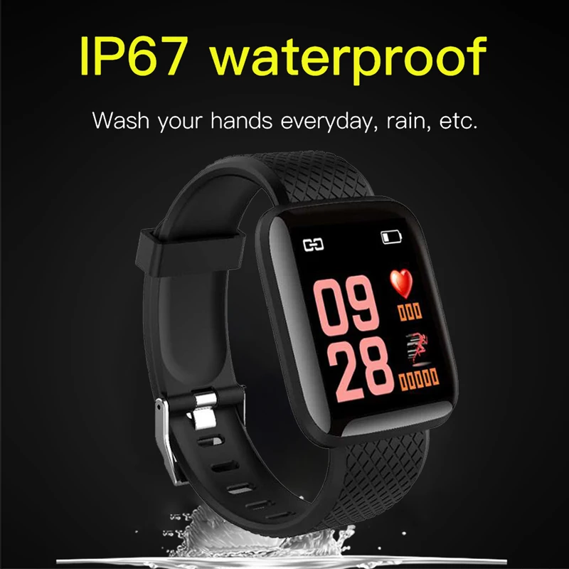  Nennbo 116 PLUS Smart Bracelet Heart Rate Blood Pressure Monitor Wristbands Outdoor Sports Fitness  - 33006897518