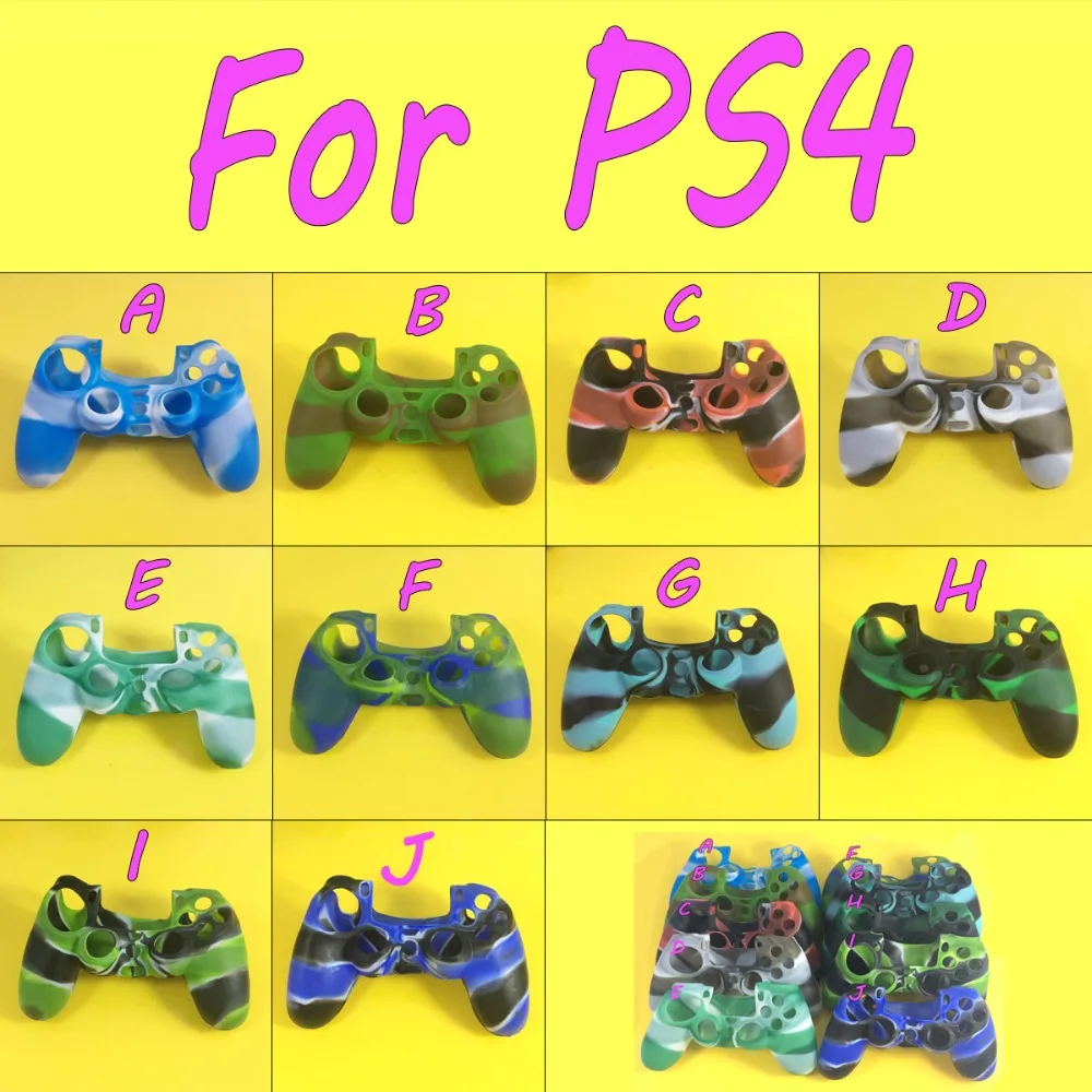 

Joystick Skin for Sony PS4 Playstation 4 Case Play Station PS 4 Dualshock 4 Controller Console Controle Joypad Cover Accessory