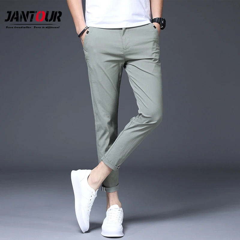 Pants Casual Pants Slim Fit Trousers 