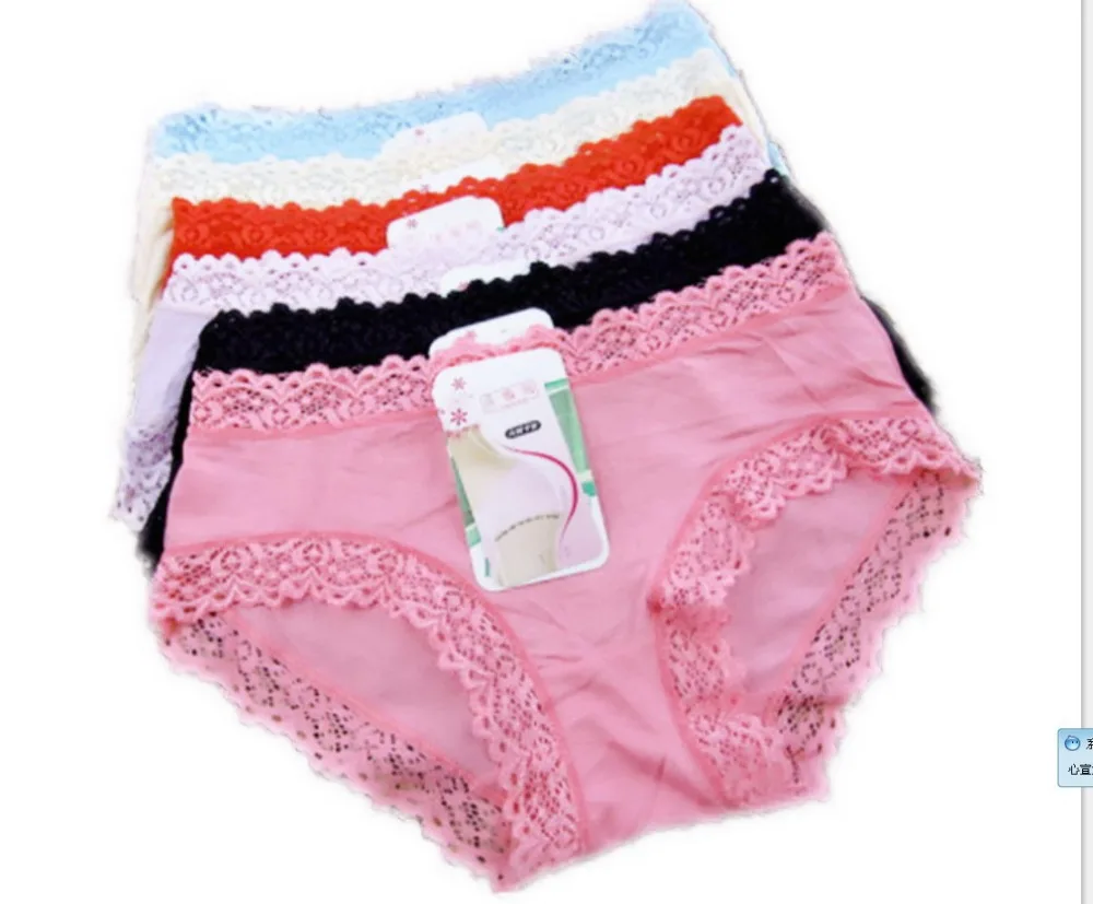 Underwear Women Cotton Panties Sexy Lace Seamless Underwear Women Ultra Thin Lady Plus Size