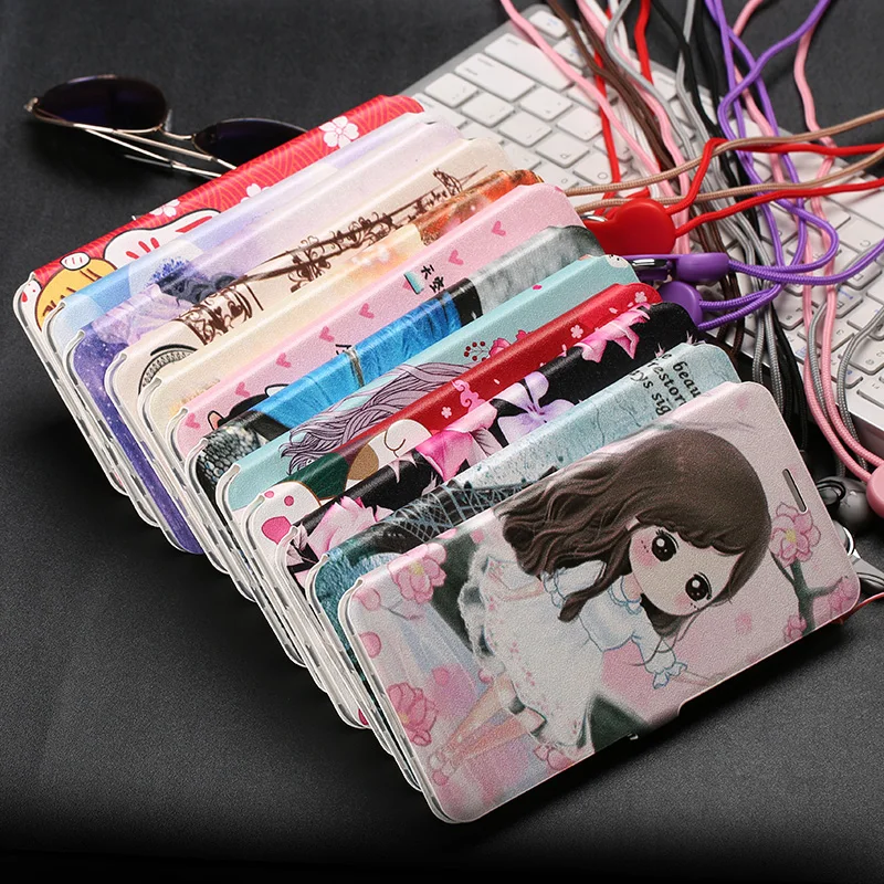 

For Xiaomi Redmi 7 Pro Cute Painted Flip Wallet Stand Leather Case For Xiaomi Redmi 7 Mi 9 SE Note 4 4X 5 Plus Book Style Case