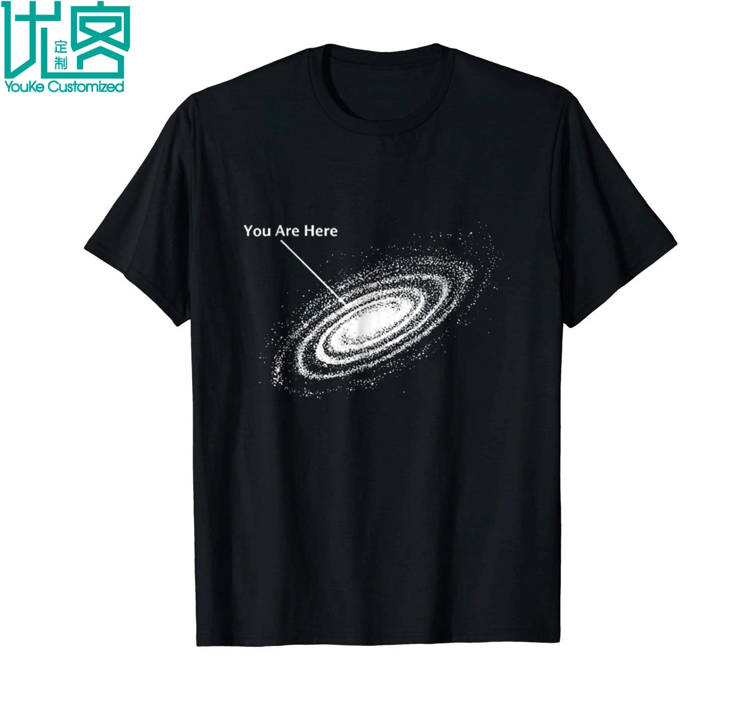 Летняя мужская футболка с коротким рукавом изображением космоса астрономии