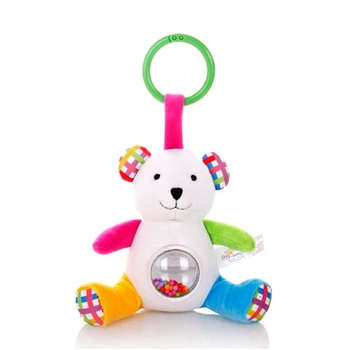 

Hot Plush Cute Teddy Bear Rattle Baby Bed Hanging Toy Infant Baby Fun Toys for Children Gifts