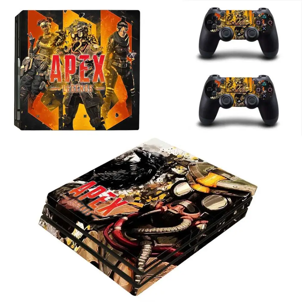 Наклейка Vinilo PS4 Pro Skin Apex legends Play station 4 Pro sticker s для консоли sony PlayStation 4 Pro и контроллера Skins - Цвет: YSP4P-3285