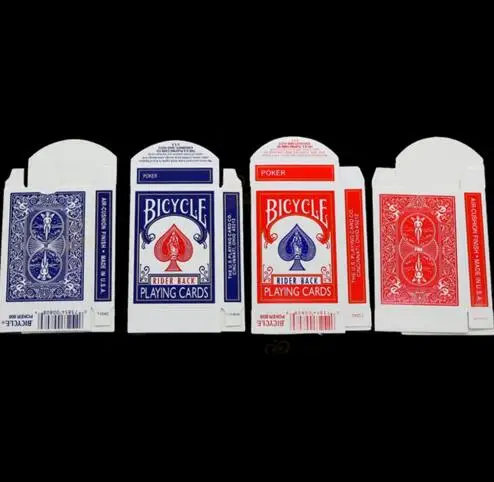

Original Quality 20 pcs/lot Bicycle Card Box ( Red & Blue Available) - Card Trick,Fun Magic,Accessories,Party Trick,Gimmick