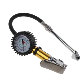 

1PC 220 PSI Tire Pressure Gun Motor Car Manometer Tester Air Inflator Gauge Meter