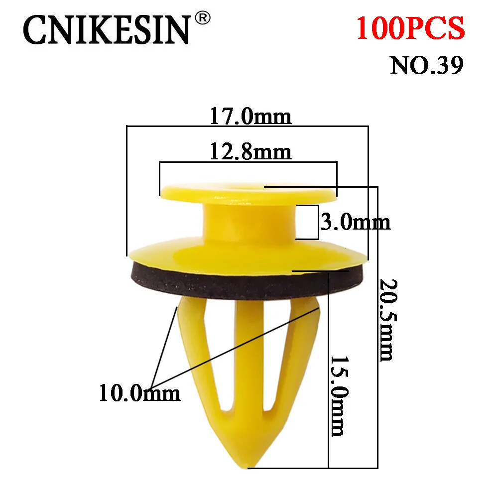 CNIKESIN100pcs10mm-for-Volkswagen-VW-Golf-Special-Automobile-Door-trim-panels-Fastener-plastic-fixed-clips-Car-styling (5)
