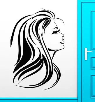

Wall Sticker Vinyl Decal Sexy Girl Hairstyle Hair Stylist Beauty