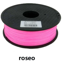 Высокое качество 3d принтеры нити потребительских материалов полного цвета нити PLA/ABS 1,75 мм/3 мм 1 кг - Цвет: Розовый