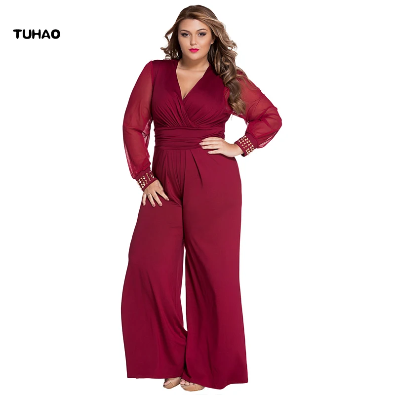 macacão longo para festa plus size