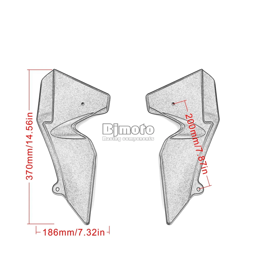 BJMOTO боковая крышка радиатора для KTM 1290 супер Приключения панель защита 1050 ADV 1190Adv ABS 1090 Приключения/R