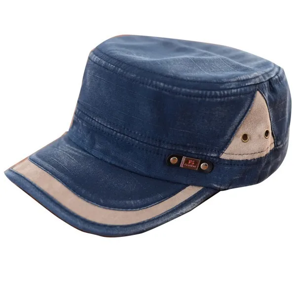 2021 NEW Classic Men Women Adjustable Army Plain Vintage Hat Cadet Baseball Cap D3 Blue