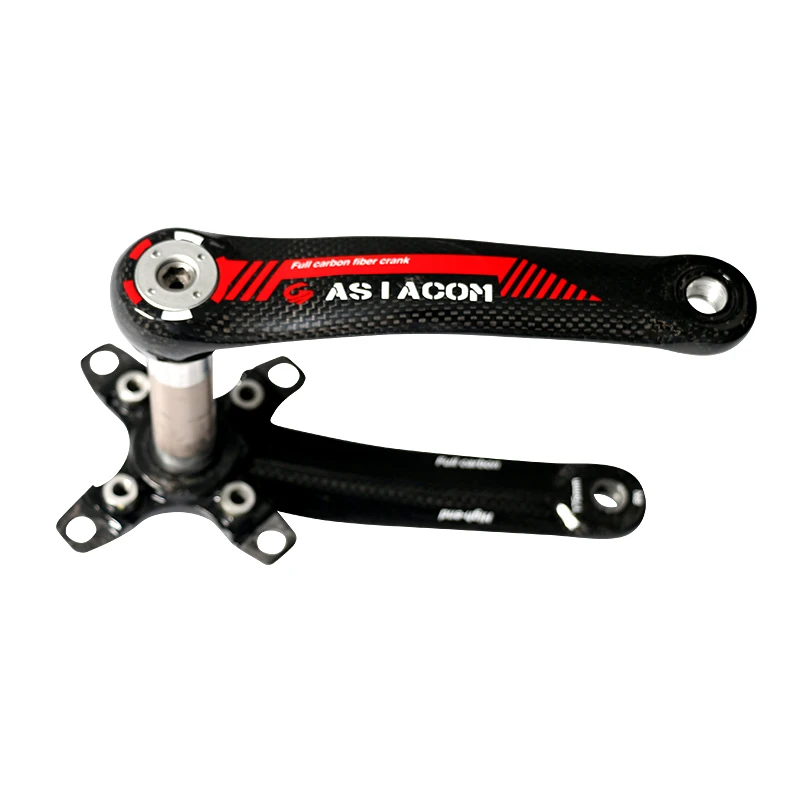 ASIACOM Mtb велосипеда углерода Crank 175 мм 104BCD велосипед коленчатый Fit для SHIMANO