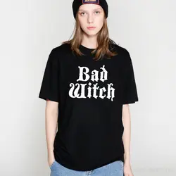 WT0212 Новая мода Хорошая ведьма Bad Witch Friend футболки женские повседневные летние топы