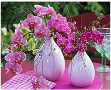 Mode Voll quadratmeter diamant-stickerei Orchidee Blumen 5d diamant mosaik kreuzstich picutre von strasssteinen wand deocraiton geschenk