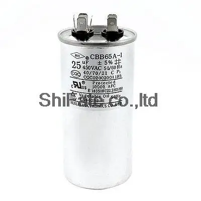 for sale online 1 Piece RoHS Motor Run Capacitor 45uf 250vac 5 50//60 Hz Cbb65a SH