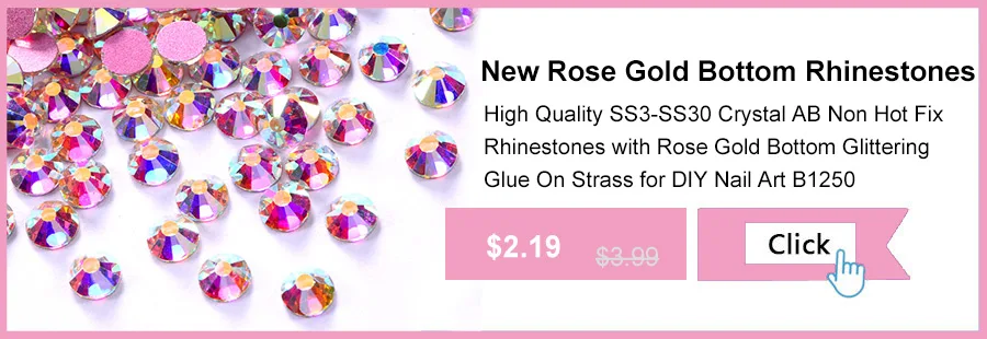 2028 SS3 To SS50 White Non Hot Fix Rhinestones Flatback Crystal Glass Glitter Rhinestones Glue On For Nail Art Decoration B0035