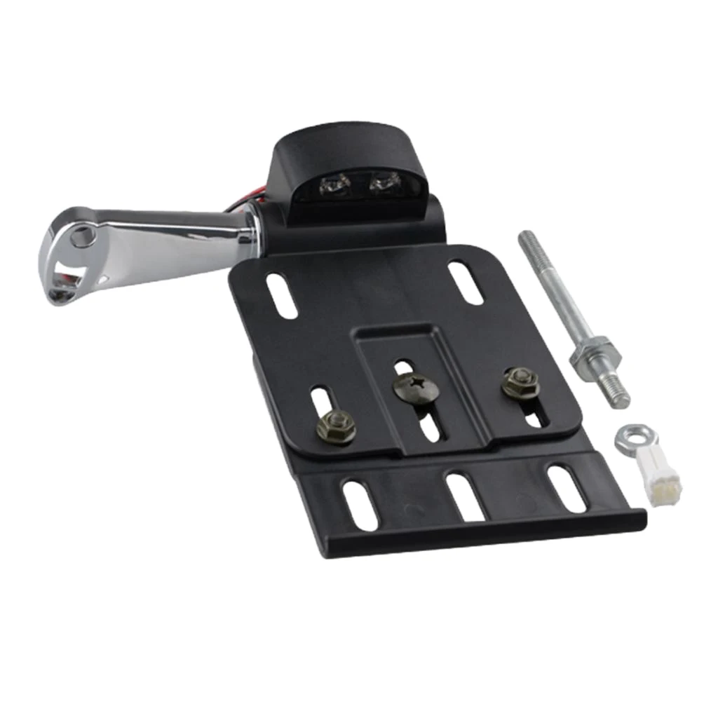 New Rear Tail Light License Plate Mount Bracket Heavy Duty Rear Number Plate Bracket Holder for Harley Sportster XL 883 1200 48 