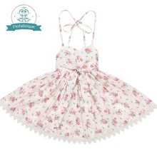 Платье для маленьких девочек; коллекция года; сезон лето; Детские платья с розами для девочек; Детские вечерние платья принцессы с бантом; одежда для малышей 1-8 лет