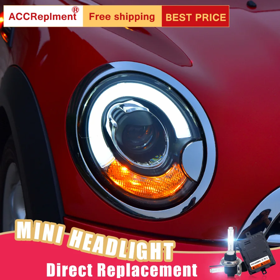 2 шт. светодиодный светодиодные фары для BMW MINI R56 2007 2013|Фара авто в сборе| |