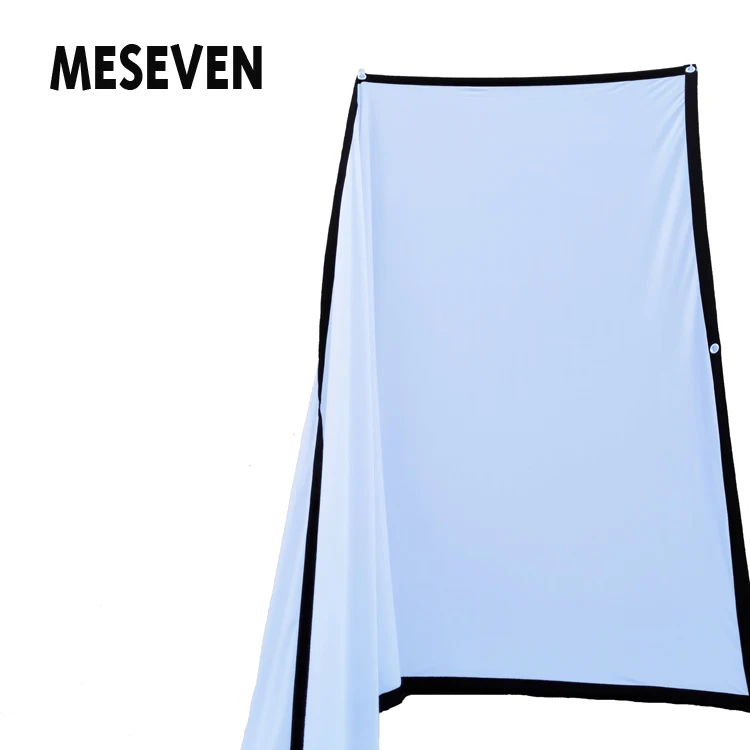 MESEVEN, 120 дюймов, 16:9, простой проектор, экран, полиэстер, не мнется, спереди/сзади, ночью, супер тонкий проекционный экран