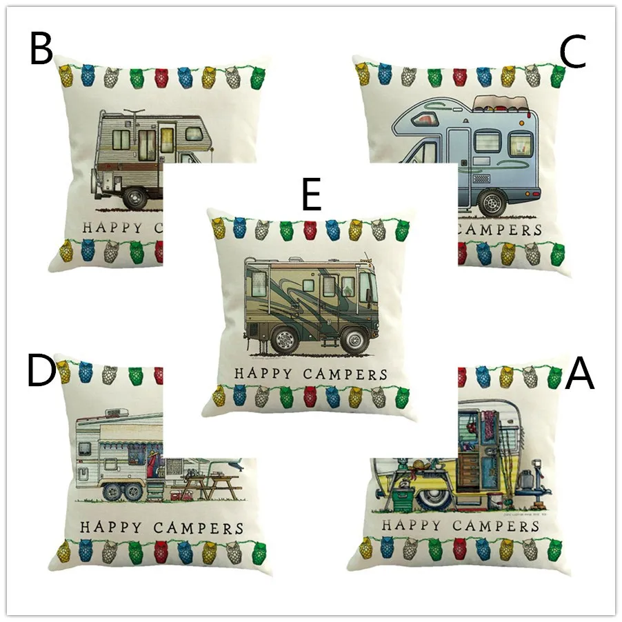 التخييم فان المخدة الرئيسية مكتب سيارة مقهى القطن و القنب وسادة غطاء الوسادة رمي المخدة وسائد أريكة 45X45 CM